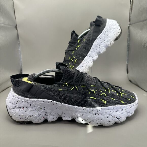 Nike Space Hippie 04 Running Shoes CZ6398 010 Dark Smoke Grey/Volt Men's Size 12 - Picture 1 of 10